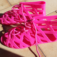 Scarpe plastica fucsia