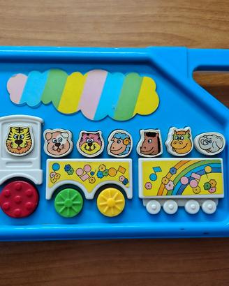 Gioco vintage "il trenino degli animali"