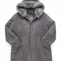 Montone Shearling Indios Grigio Originale