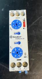 Finder 87.91 relè temporizzato