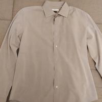 Camicia Uomo Grigia manica lunga