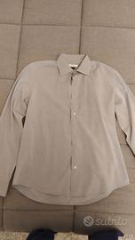 Camicia Uomo Grigia manica lunga
