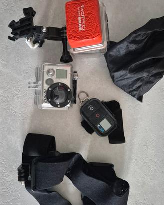 gopro hero 2 molti accessori