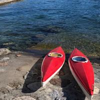 2 Canoe in vetroresina
