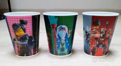 3 bicchieri set lego MC Donald's 