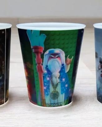 3 bicchieri set lego MC Donald's 