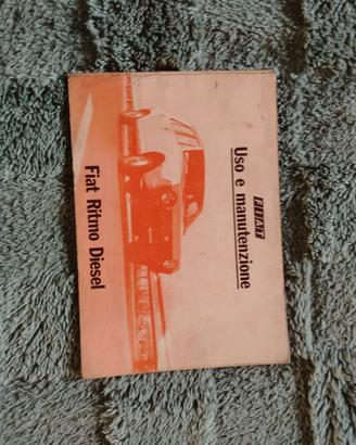 Uso e manutenzione Fiat Ritmo Diesel