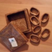 Fermatovaglioli con scatola in tek