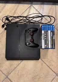 PS4 500GB + Cavi + Controller + 6 Giochi