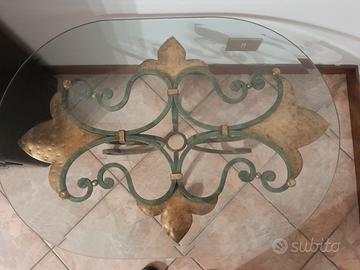 Tavolo ferro battuto