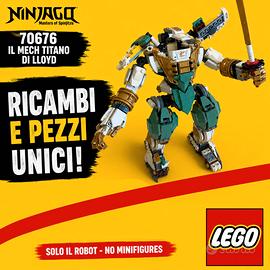 LEGO NINJAGO 70676 IL MECH TITANO DI LLOYD NINJA