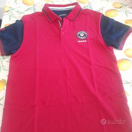 Polo uomo Baci e Abbracci blu TG L