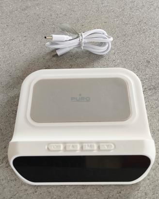 Sveglia digitale con ricarica wireless 