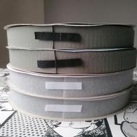 4 Pezzi Velcro Grigio 30 mm 25 M. Maschio Femmina.