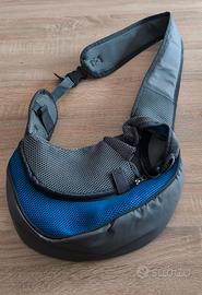 Trasportino borsa tracolla marsupio x cane e gatto