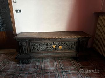 Cassettiera in noce