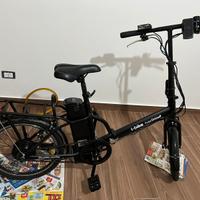 Bici Elettrica I-Bike Fold Green pieghevole 20'