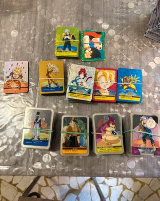 Carte Dragonball collezione oro platino gt