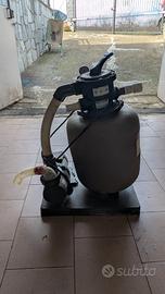 pompa e filtro per piscina 