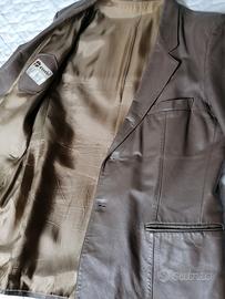 Giacca pura pelle uomo tg. 50