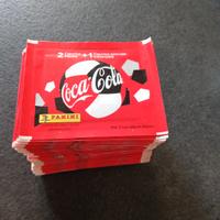 100 bustine  figurine panini euro 2020 coca cola