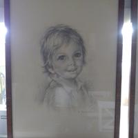 opere infanzia a carboncino