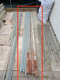 tubolari di acciaio zincato