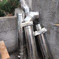 tubo canna fumaria in acciaio