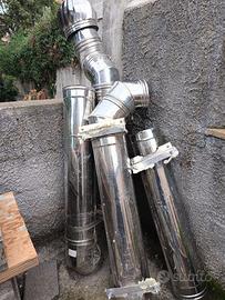 tubo canna fumaria in acciaio