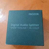 Prozor Digital Audio Splitter SPDIF Toslink 1 In 3