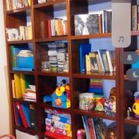 libreria in noce