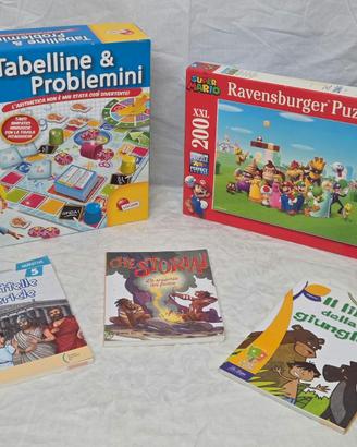 Lotto Giochi Educativi + 3 Libri - Augusta (SR)