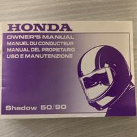 Libretto Honda CB750 Four Honda shadow 50