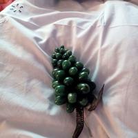 vintage grappolo d uva in pietre naturali 