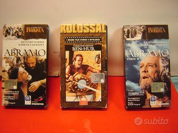 VIDEOCASSETTE BEN- HUR  + ABRAMO