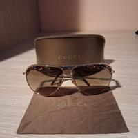 occhiali GUCCI MODELLO AVIATOR marrone sfumato 