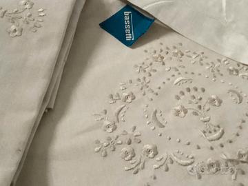 Lenzuolo matrimoniale  Bassetti misto lino nuovo