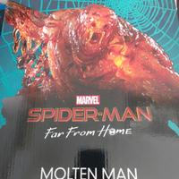 Molten-Man SpiderMan Far From Home Art Iron Studio