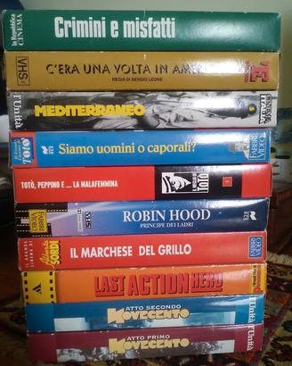 VHS 10 film originali