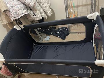 Lettino con fasciatoio