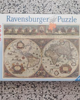 Puzzle 3000 Ravensburger Antico mappamondo 1665