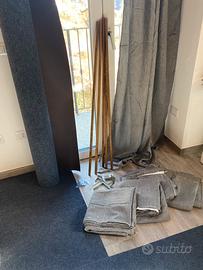 Tende Oscuranti (6) + Tappeto VEVOR 1,8  x  22m