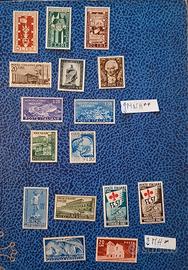 Repubblica 1949/1951- 16 francobolli nuovi