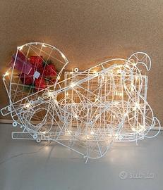 Decorazione natalizia forma di slitta