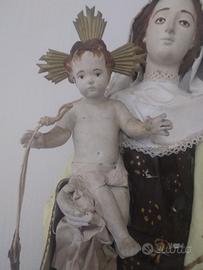 madonna  in cartapesta  800