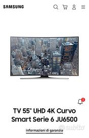 Tv Samsung 55 pollici 4k UHD curvo
