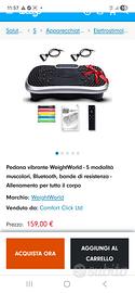Pedana vibrante WeightWorld - 5 modalità muscolari