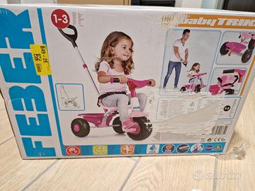 Feber triciclo nuovo mai usato rosa