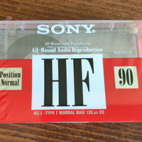 Audio-musicassetta Sony HF 90 nuova VINTAGE