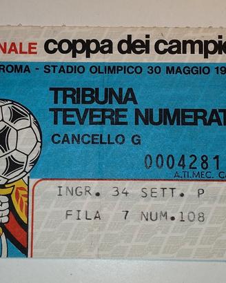 BIGLIETTO FINALE ROMA LIVERPOOL 